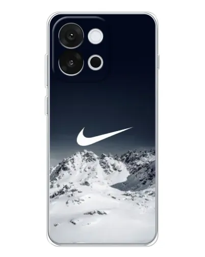 Чехол для OnePlus 13T с картинкой «Nike — зимние горы» Чехол для OnePlus 13T с картинкой «Nike — зимние горы»