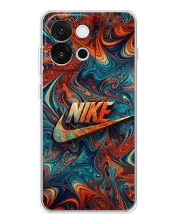 Чехол для OnePlus 13T с картинкой «Nike в абстракции»