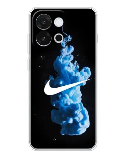 Чехол для OnePlus 13T с картинкой «Nike и синий дым» Чехол для OnePlus 13T с картинкой «Nike и синий дым»
