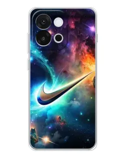 Чехол для OnePlus 13T с картинкой «Космический Nike Swoosh»