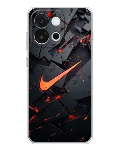 Чехол для OnePlus 13T с картинкой «Nike — эффект разломов» Чехол для OnePlus 13T с картинкой «Nike — эффект разломов»