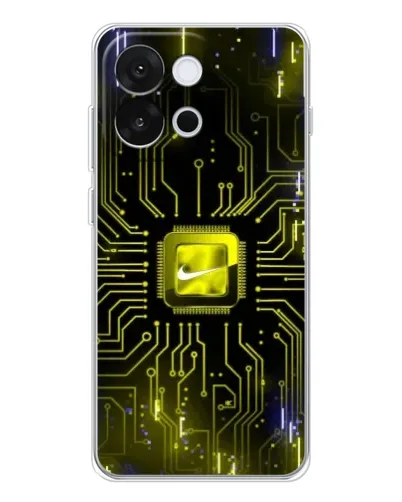 Чехол для OnePlus 13T с картинкой «Nike — золотая искра» Чехол для OnePlus 13T с картинкой «Nike — золотая искра»