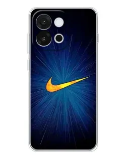 Чехол для OnePlus 13T с картинкой «Синий пульс Nike»
