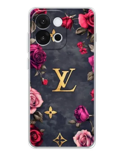 Чохол для OnePlus 13T з картинкою «Квітковий Louis Vuitton»
