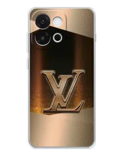 Чохол для OnePlus 13T з картинкою «LV — золоте сяйво»