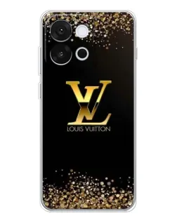 Чохол для OnePlus 13T з картинкою «LV — золоті іскри»