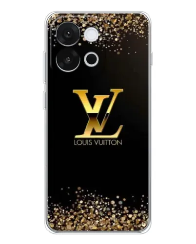 Чохол для OnePlus 13T з картинкою «LV — золоті іскри»