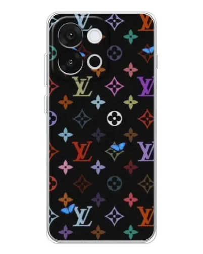 Чохол для OnePlus 13T з картинкою «Кольорова монограма LV»