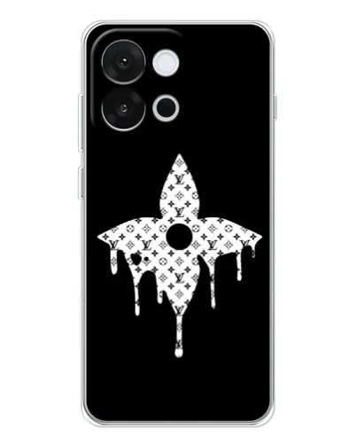Чохол для OnePlus 13T з картинкою «Квіткова монограма»