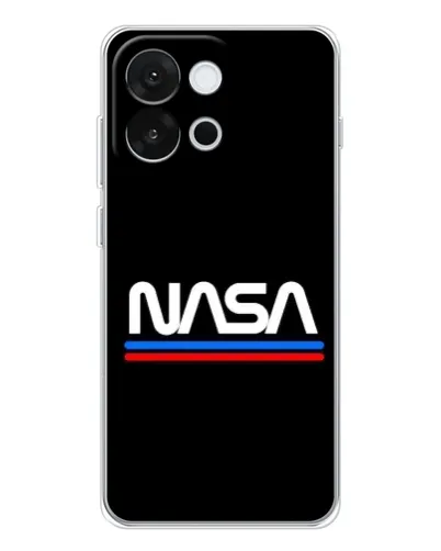 Чохол для OnePlus 13T з картинкою «NASA — класика Red Blue» Чохол для OnePlus 13T з картинкою «NASA — класика Red Blue»
