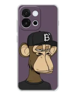 Чехол для OnePlus 13T с картинкой «Bored Ape в кепке»