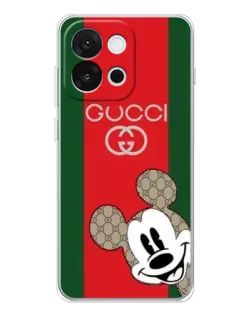 Чохол для OnePlus 13T з картинкою «Gucci — смуги та Міккі»