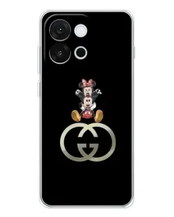Чохол для OnePlus 13T з картинкою «Мінні Маус на лого»