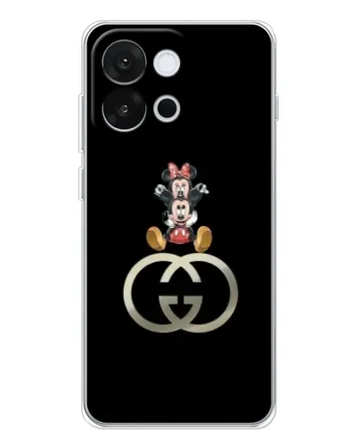 Чохол для OnePlus 13T з картинкою «Мінні Маус на лого»