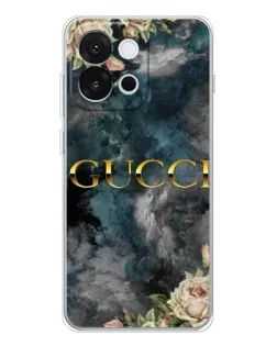 Чохол для OnePlus 13T з картинкою «Абстрактні квіти Gucci»