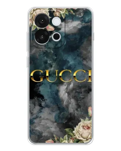 Чохол для OnePlus 13T з картинкою «Абстрактні квіти Gucci»