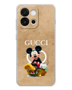 Чохол для OnePlus 13T з картинкою «Міккі Маус Gucci — крафт»