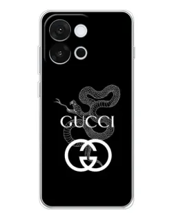Чохол для OnePlus 13T з картинкою «Gucci — срібна змія»