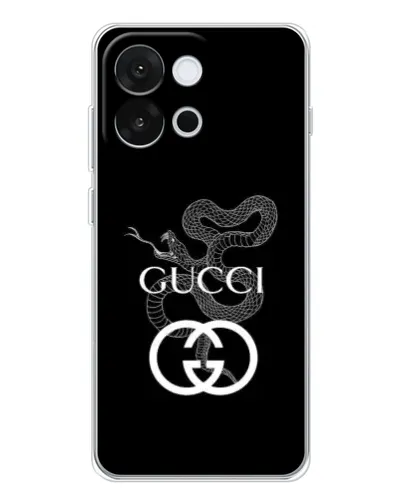 Чохол для OnePlus 13T з картинкою «Gucci — срібна змія»