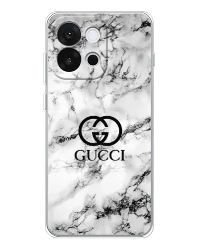 Чохол для OnePlus 13T з картинкою «Gucci — мармуровий шик»