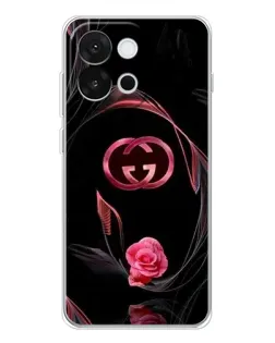 Чохол для OnePlus 13T з картинкою «Gucci — неонова троянда»