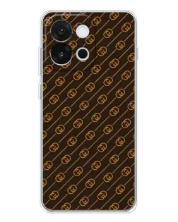 Чохол для OnePlus 13T з картинкою «Gucci — золоті діагоналі»