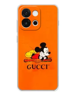 Чехол для OnePlus 13T с картинкой «Микки Маус Gucci — оранж»