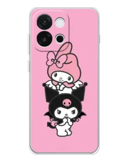 Чохол для OnePlus 13T з картинкою «My Melody та Kuromi»
