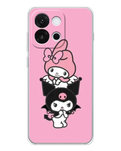 Чохол для OnePlus 13T з картинкою «My Melody та Kuromi» Чохол для OnePlus 13T з картинкою «My Melody та Kuromi»