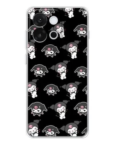 Чохол для OnePlus 13T з картинкою «Чорний паттерн Kuromi» Чохол для OnePlus 13T з картинкою «Чорний паттерн Kuromi»