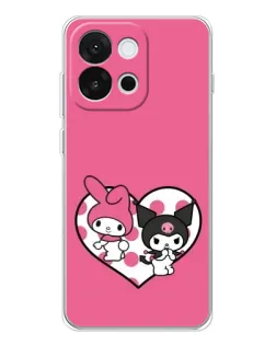 Чохол для OnePlus 13T з картинкою «Kuromi та My Melody»