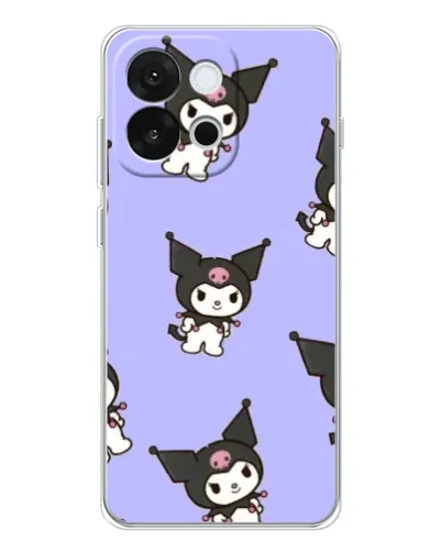 Чохол для OnePlus 13T з картинкою «Паттерн з Kuromi» Чохол для OnePlus 13T з картинкою «Паттерн з Kuromi»