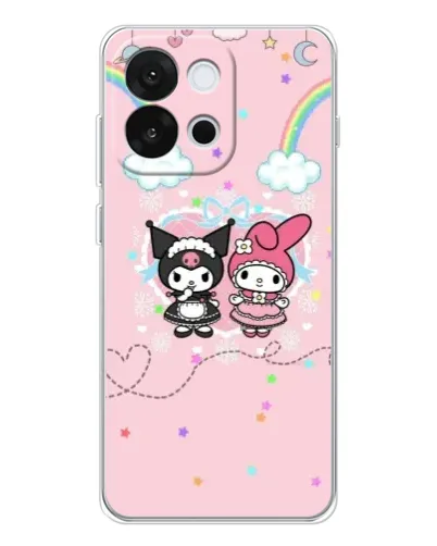 Чохол для OnePlus 13T з картинкою «My Melody та Kuromi» Чохол для OnePlus 13T з картинкою «My Melody та Kuromi»