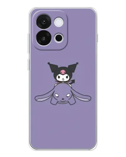 Чохол для OnePlus 13T з картинкою «Kuromi на ліловому фоні» Чохол для OnePlus 13T з картинкою «Kuromi на ліловому фоні»