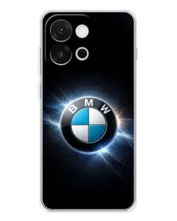 Чохол для OnePlus 13T з картинкою «BMW — неонове сяйво»