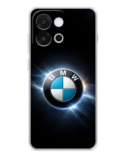 Чохол для OnePlus 13T з картинкою «BMW — неонове сяйво»