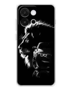 Чохол для OnePlus 13T з картинкою «BMW та лев»