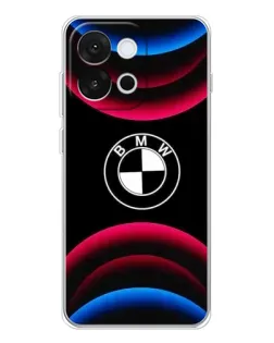 Чохол для OnePlus 13T з картинкою «Логотип BMW та неонові дуги»