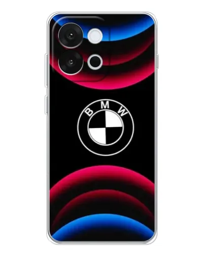 Чохол для OnePlus 13T з картинкою «Логотип BMW та неонові дуги»
