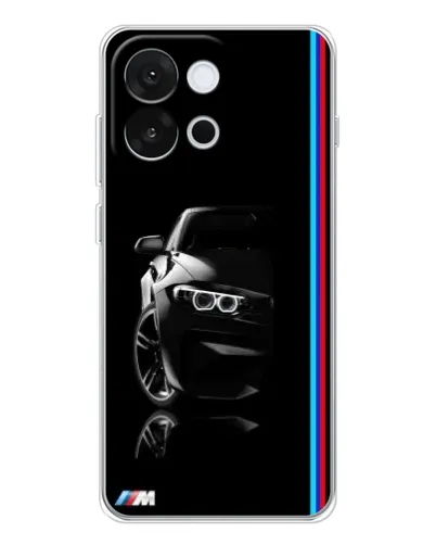 Чохол для OnePlus 13T з картинкою «Силует BMW в темряві»