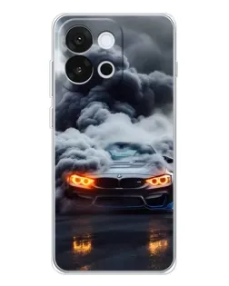 Чохол для OnePlus 13T з картинкою «BMW у диму»
