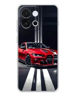 Чохол для OnePlus 13T з картинкою «Червона BMW на дорозі»