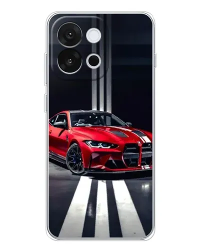 Чохол для OnePlus 13T з картинкою «Червона BMW на дорозі»