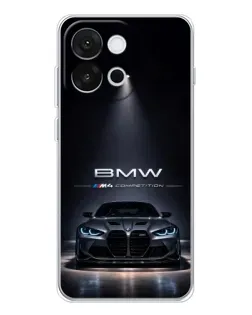 Чохол для OnePlus 13T з картинкою «BMW крізь нічне місто»