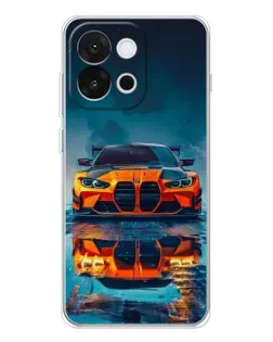 Чохол для OnePlus 13T з картинкою «BMW — золота емблема»