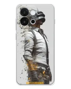 Чехол для OnePlus 13T с картинкой «PUBG — боец в пыли»