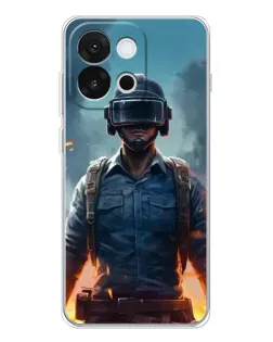Чехол для OnePlus 13T с картинкой «PUBG — реалистичный герой»