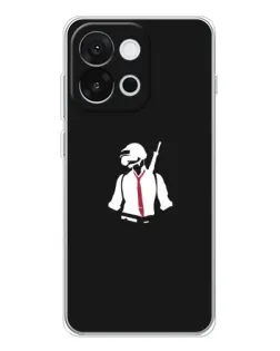Чехол для OnePlus 13T с картинкой «PUBG — силуэт воина»