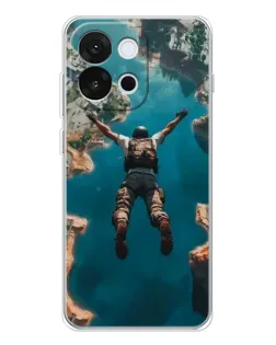 Чехол для OnePlus 13T с картинкой «PUBG — свободное падение»