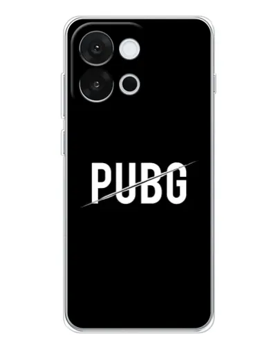 Чехол для OnePlus 13T с картинкой «PUBG — белый логотип»